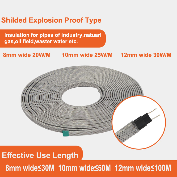 thumbnail interactive-video image 1 of SLL Self-Regulating Heating Cable 30W/m, Premium Frost Protection Pipe Heater 1 of 3